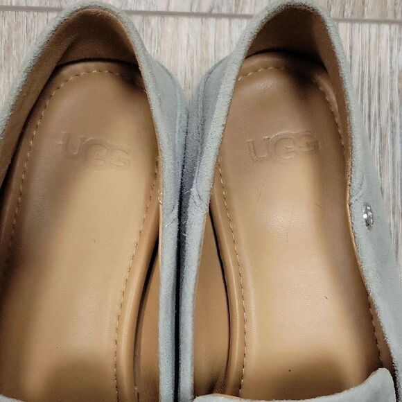 UGG Size 7 Cobble Gray Janaya Collapsable Loafer - Picture 2 of 8